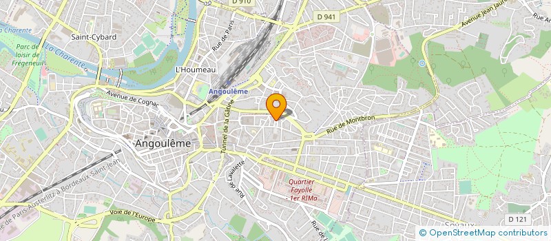 localisation de l'entreprise SCI DU CLAIN à ANGOULEME