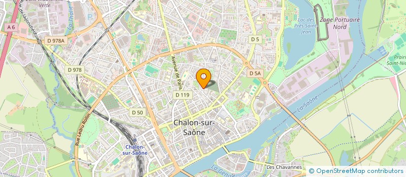 localisation de l'entreprise SCI DU CLAIR MATIN à CHALON-SUR-SAONE
