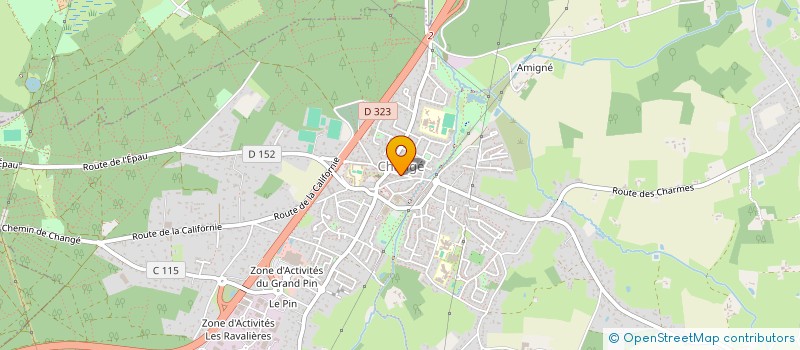 localisation de l'entreprise SCI DU CLAIRON  CHANGE