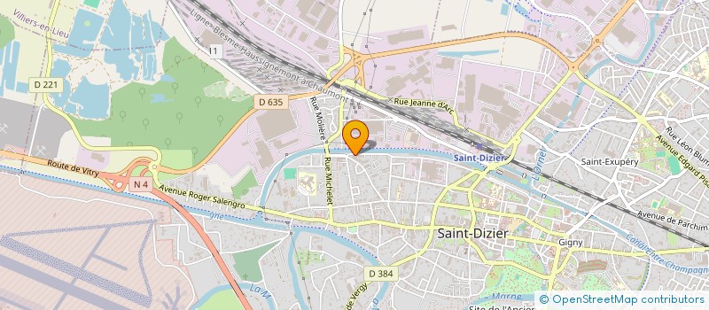 localisation de l'entreprise SCI DU CLAN  SAINT-DIZIER