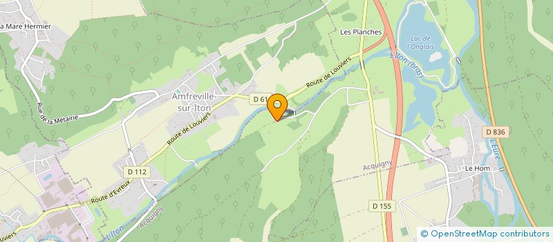 localisation de l'entreprise SCI DU CLAN DE LA CLOTINE  ACQUIGNY