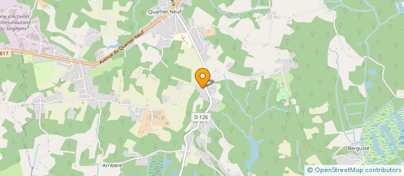 localisation de l'entreprise SCI DU CLAOUE  SAINT-MARTIN-DE-SEIGNANX