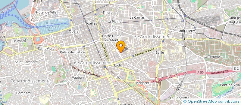 localisation de l'entreprise SCI DU CLARAY à MARSEILLE