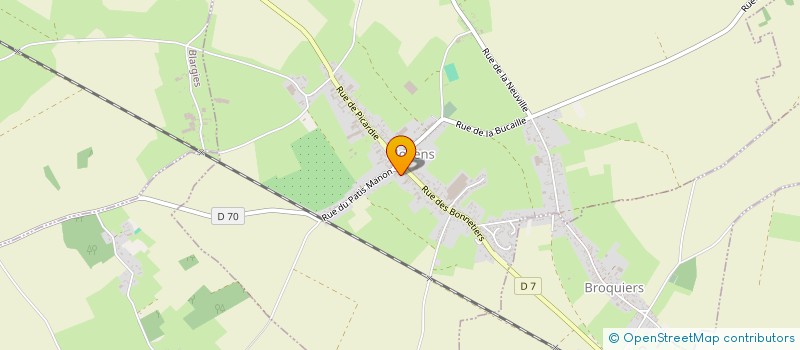 localisation de l'entreprise SCI DU CLERMONTOIS  MOLIENS