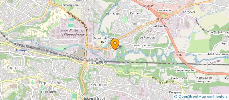 localisation de l'entreprise SCI DU CLEUYOU  ERGUE-GABERIC