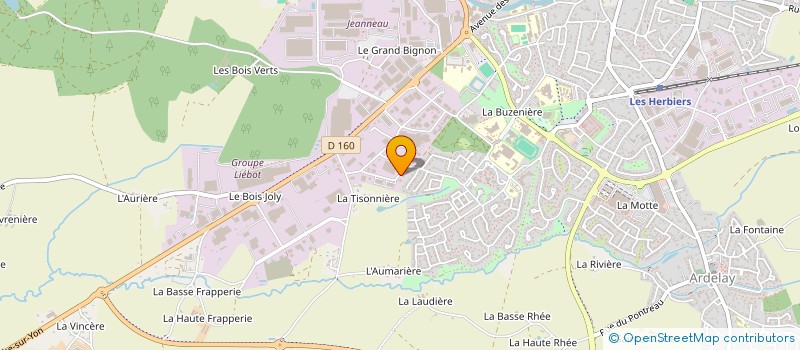 localisation de l'entreprise SCI DU CLIMAT à LES HERBIERS