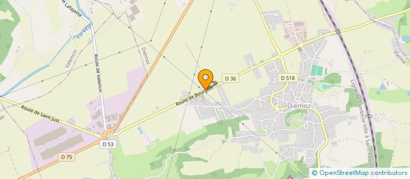 localisation de l'entreprise SCI DU CLIMAT  DIEMOZ