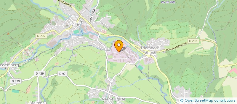 localisation de l'entreprise SCI DU CLIMONT  OBERNAI