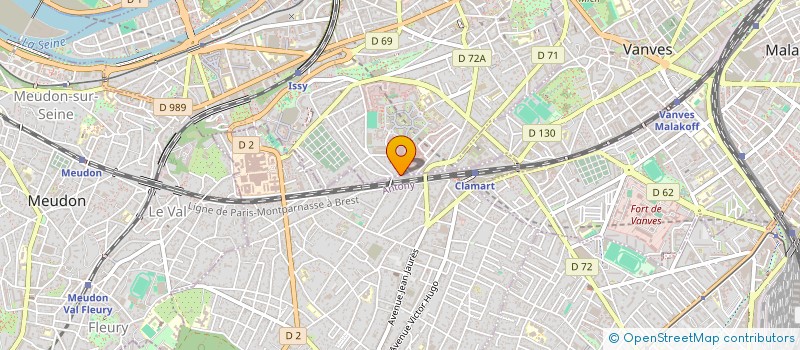 localisation de l'entreprise SCI DU CLIPPER à ISSY-LES-MOULINEAUX