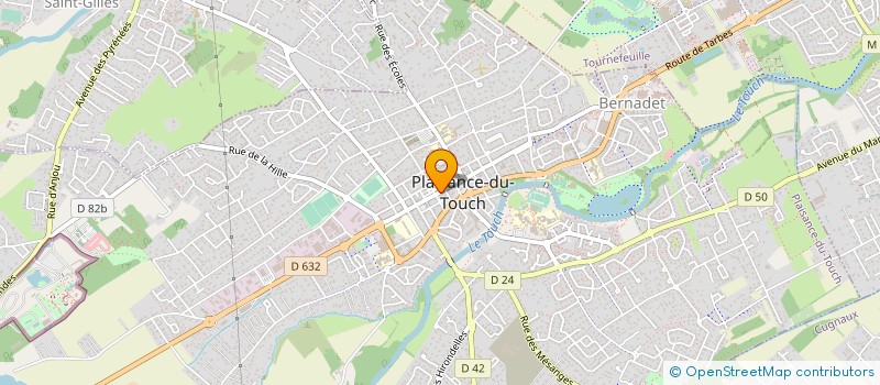 localisation de l'entreprise SCI DU CLOCHER  PLAISANCE-DU-TOUCH