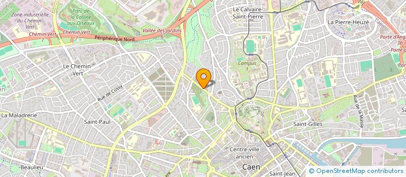 localisation de l'entreprise SCI DU CLOCHER  CAEN
