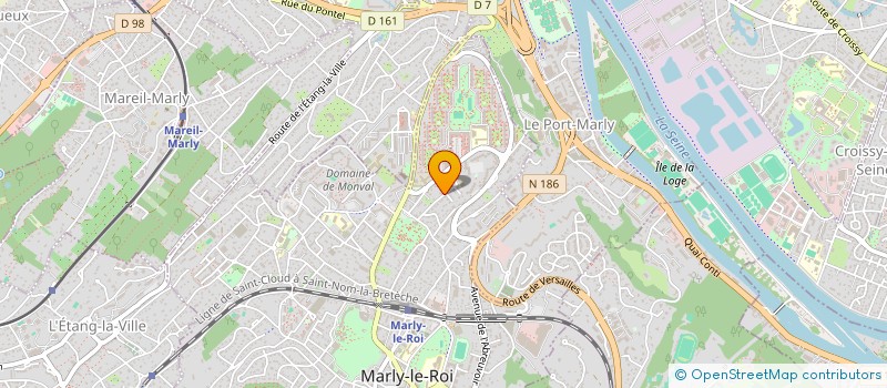 localisation de l'entreprise SCI DU CLOCHER  MARLY-LE-ROI