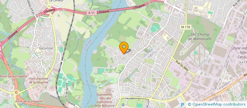 localisation de l'entreprise SCI DU CLOCHER à NANTES