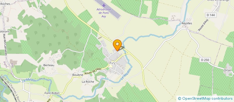 localisation de l'entreprise SCI DU CLOCHER  BOUGNEAU