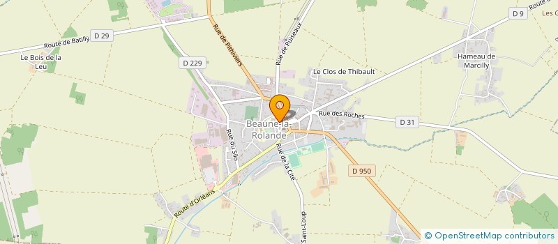 localisation de l'entreprise SCI DU CLOCHER  BATILLY-EN-GATINAIS
