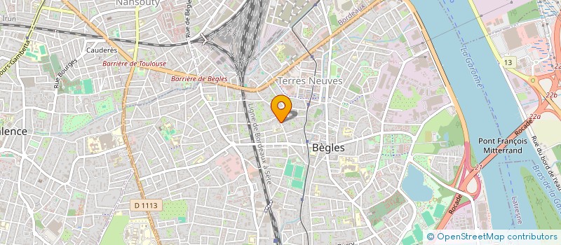 localisation de l'entreprise SCI DU CLOCHER DE PONTAILLAC à BEGLES