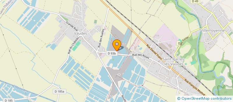 localisation de l'entreprise SCI DU CLODOS  VAUDES