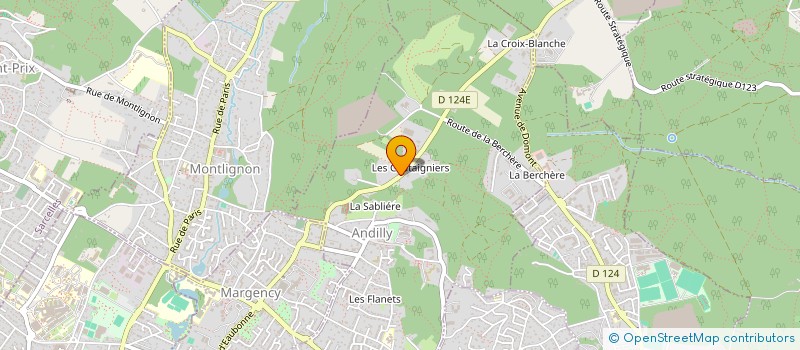 localisation de l'entreprise SCI DU CLOGET  ANDILLY