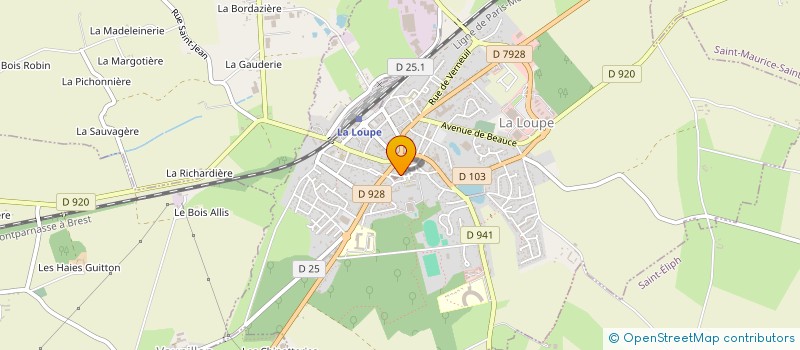 localisation de l'entreprise SCI DU CLOITRE à LA LOUPE