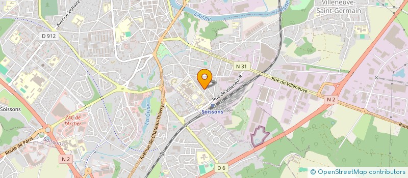 localisation de l'entreprise SCI DU CLOITRE à SOISSONS