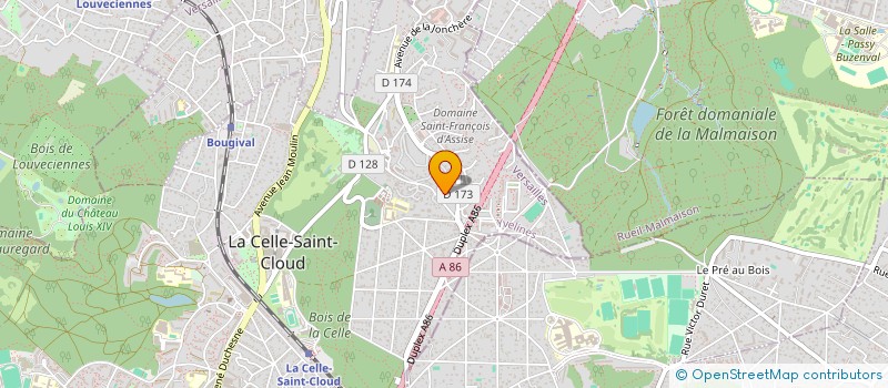 localisation de l'entreprise SCI DU CLOITRE  LA CELLE-SAINT-CLOUD