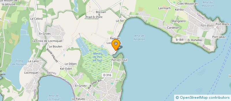 localisation de l'entreprise SCI DU CLOITRE  BADEN