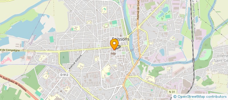 localisation de l'entreprise SCI DU CLOITRE à SOISSONS