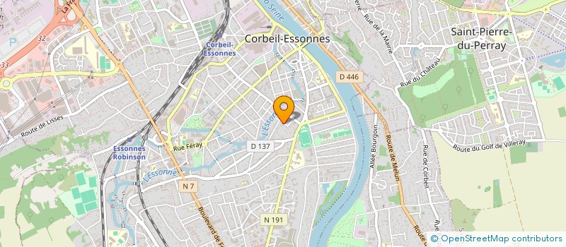 localisation de l'entreprise SCI DU CLOITRE à CORBEIL-ESSONNES