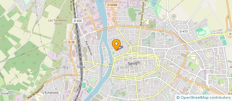 localisation de l'entreprise SCI DU CLOS à SENS