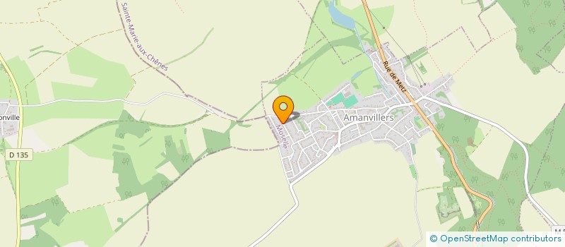 localisation de l'entreprise SCI DU CLOS  AMANVILLERS