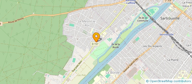 localisation de l'entreprise SCI DU CLOS  LE MESNIL-LE-ROI