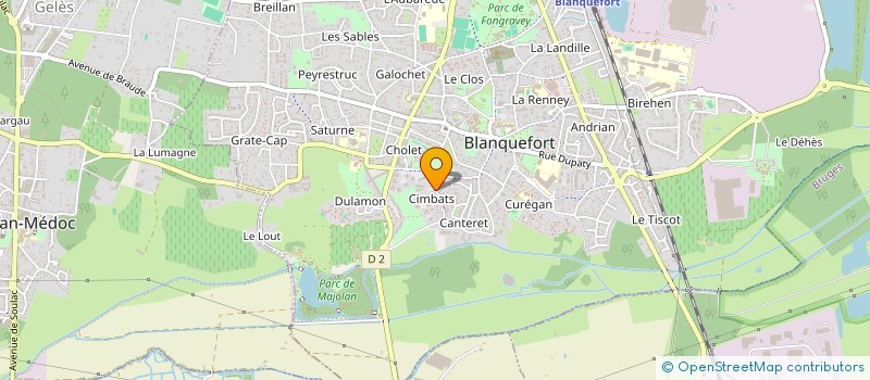 localisation de l'entreprise SCI DU CLOS à BLANQUEFORT