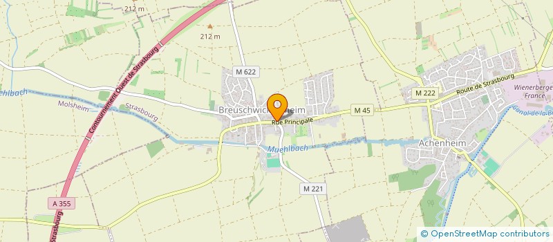 localisation de l'entreprise SCI DU CLOS  BREUSCHWICKERSHEIM