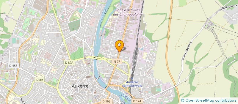 localisation de l'entreprise SCI DU CLOS à AUXERRE