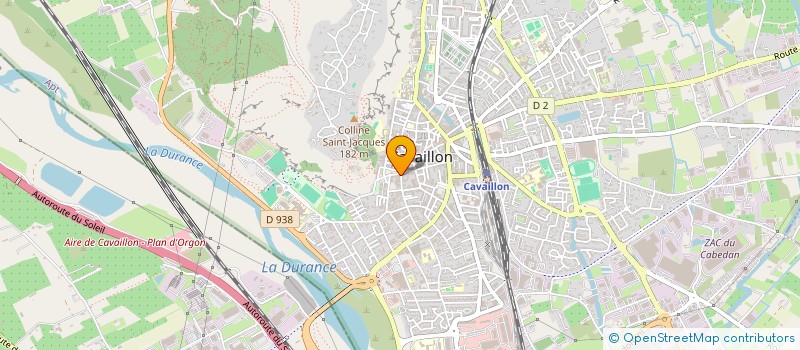 localisation de l'entreprise SCI DU CLOS  CAVAILLON