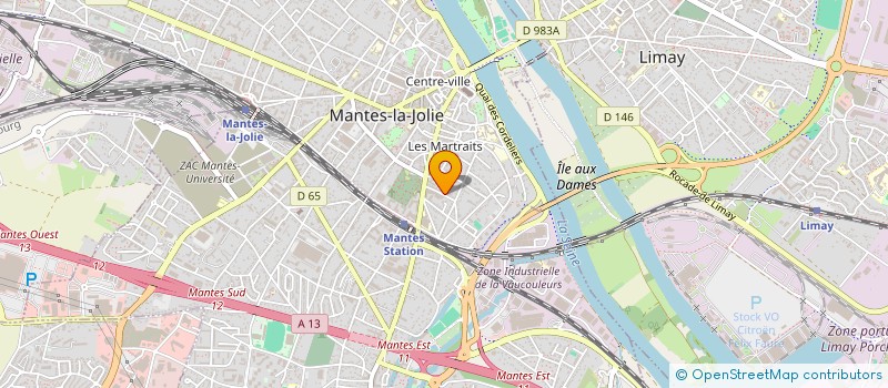 localisation de l'entreprise SCI DU CLOS  MANTES-LA-JOLIE