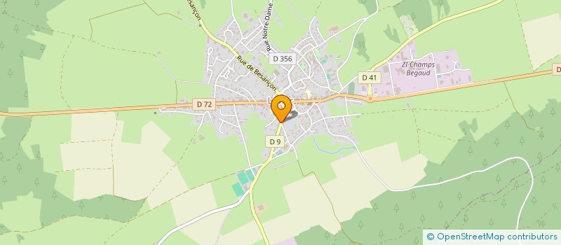 localisation de l'entreprise SCI DU CLOS  LEVIER