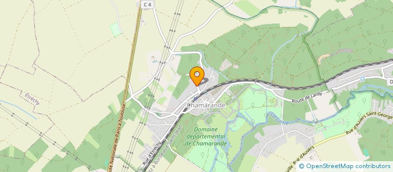 localisation de l'entreprise SCI DU CLOS  CHAMARANDE