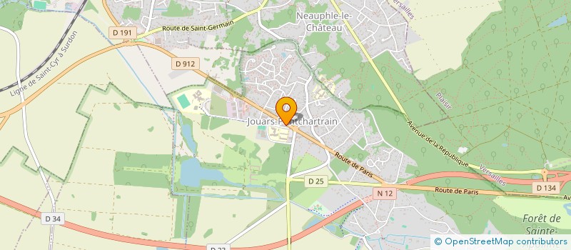 localisation de l'entreprise SCI DU CLOS  JOUARS-PONTCHARTRAIN