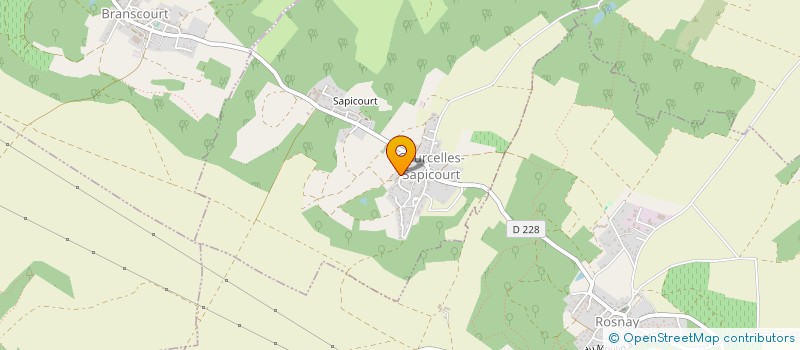 localisation de l'entreprise SCI DU CLOS  COURCELLES-SAPICOURT