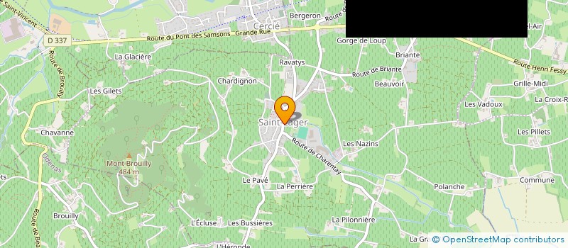 localisation de l'entreprise SCI DU CLOS  SAINT-LAGER