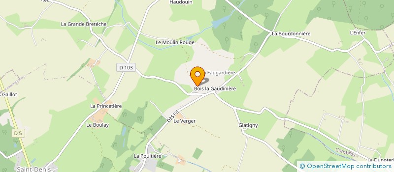localisation de l'entreprise SCI DU CLOS A CHANVRE à SAINTIGNY