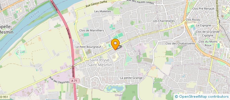 localisation de l'entreprise SCI DU CLOS AUBERT  SAINT-PRYVE-SAINT-MESMIN
