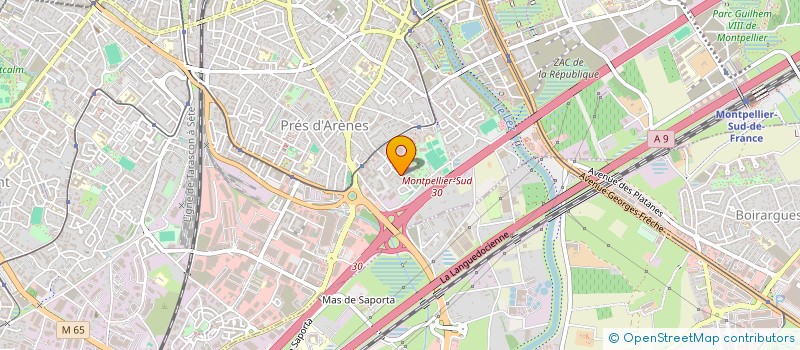 localisation de l'entreprise SCI DU CLOS BARLET à MONTPELLIER