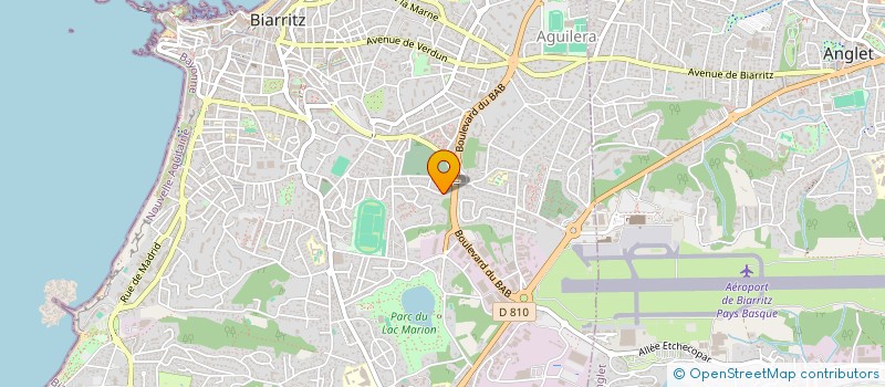 localisation de l'entreprise SCI DU CLOS BASQUE à BIARRITZ