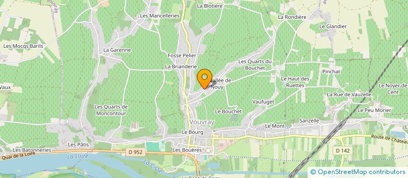 localisation de l'entreprise SCI DU CLOS BAUDOIN à VOUVRAY