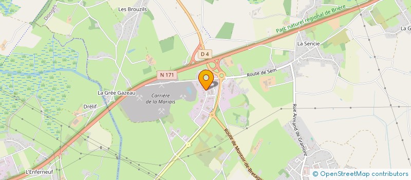 localisation de l'entreprise SCI DU CLOS BESSERE  DONGES