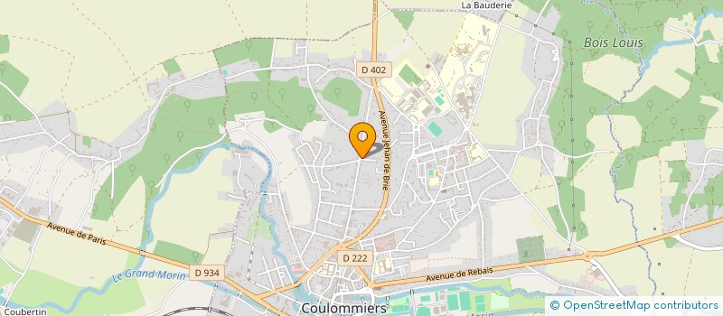 localisation de l'entreprise SCI DU CLOS BILLARD à COULOMMIERS