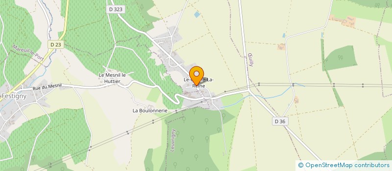 localisation de l'entreprise SCI DU CLOS BOSSET  LEUVRIGNY