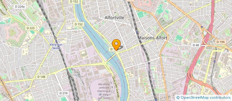 localisation de l'entreprise SCI DU CLOS BREVANIA à ALFORTVILLE